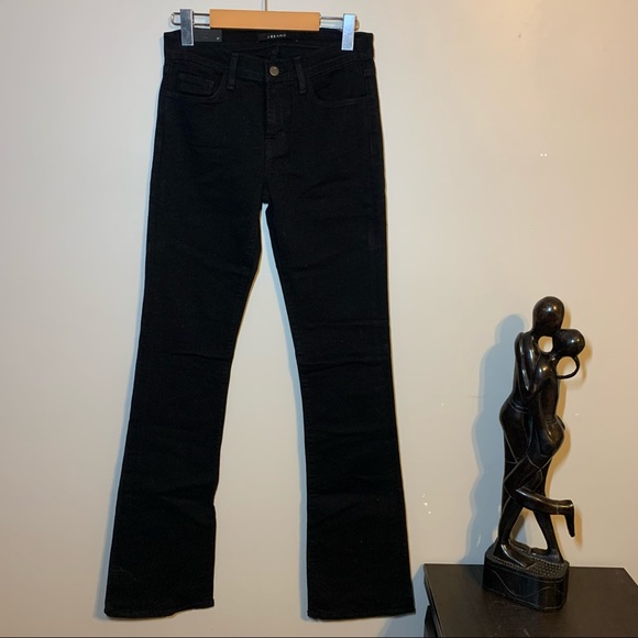 J Brand size 27 NWT BROOKE mid rise bootcut black jeans - Picture 2 of 11
